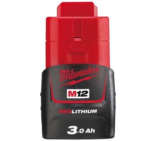 Acumulator M12 B3 Milwaukee 4932451388, 3A, 12V, protectie REDLITHIUM, carcasa sudata