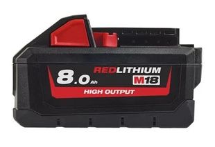 Acumulator M18 HB8 Milwaukee, 18V, 8Ah, tehnologie HIGH OUTPUT, constructie metalica, 4932471070