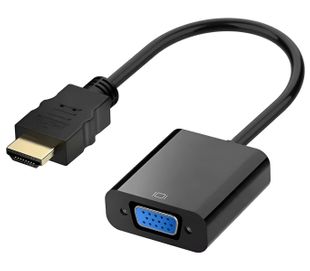 Adaptor HDMI la VGA, tata-mama, Full HD pana la 60Hz, placat cu aur, 20cm, Safer SAF-HDMIVGAD70