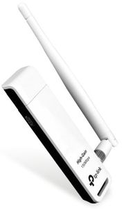 Adaptor USB Wireless TP-Link TL-WN722N, 150Mbps, antena detasabila 4dBi, WPS