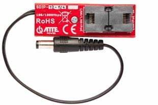 Adaptor Gigabit PoE Atte Power SDIP-12-124, 2 porturi RJ45, 35-56VDC, 1A, protectie supraincarcare, IP20