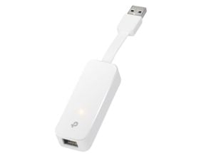 Adaptor USB 3.0 la mufa RJ45, Gigabit Ethernet pentru computere, Tp-Link Omada UE300, portabil, pliabil