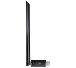 Adaptor USB Wi-Fi Baseus B01317600111-02, cu antena externa, viteza maxima transfer 650Mbps, indicator LED, negru