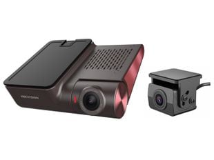 Camera auto Fata + spate Hikvision AE-DC8322-G2PRO/2ch, 4K Ultra HD, WiFi, Ecran 3 Inci, HDR, ADAS, Control Vocal, Senzor G
