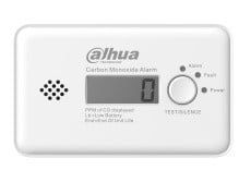 Alarma monoxid de carbon wireless Dahua HY-GC21B-W2(868), senzor electrochimic, ecran LCD, autotest, 868 MHz, distanta 1000m, autonomie 3 ani