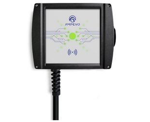 Statie de incarcare masini electrice, Type 2, Monofazata, 7.4kW, 32A, RFID, Bluetooth, semnalizare LED-uri, IK10, IP65, Ampevo AMP107T2GO-CPR