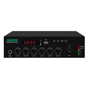 Amplificator sonorizare, 60W, mixer digital, USB FM Bluetooth, 100V 70V 4-16 Ohm, multiple intrari MIC si AUX, MP60UB