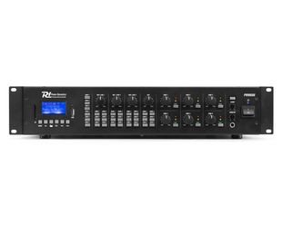 Amplificator matrix cu 6 zone, 6x60W RMS, Bluetooth, USB/SD, MP3, 100V/4ohm/8ohm, Power Dynamics, PRM606