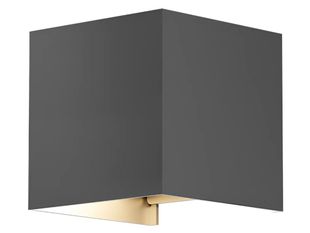 Aplica de perete exterior Braytron VEKTA-B-WL.2 BR-BG38-03402, 1xG9, IP54, gri, max 10W, 220-240V, montare pe perete