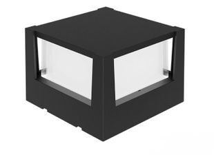 Aplica LED exterior Braytron WALLS-G2 BR-BG38-01581 Patrat, 15W, 1450lm, 3in1, IP65, IK08, Non-Dimabil