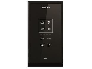Post interior audio ELECTRA Smart ATM.0S083.ELBTL, tastatura touch iluminata, hands free, convorbire full duplex, monitorizare audio, negru