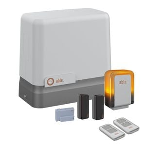 Automatizare de poarta culisanta Able Kit SL Small 800 230, 800kg, 230V, 800/ 300 N, semnalizare luminoasa, fotocelule, receptor, telecomanda, IP44