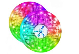 Banda LED inteligenta, iluminat ambiental NiteBird SL3, 2x5m, control Tuya, control vocal, sincronizare muzica