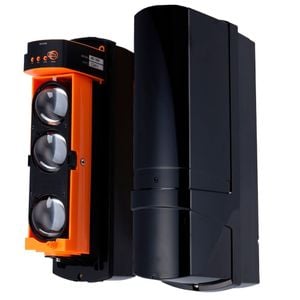 Bariera infrarosu wireless exterior, 3 fascicule, raza 100 m, 4 frecvente, IP65, compatibila Ajax, 2 baterii incluse, IP65, ABE-100W
