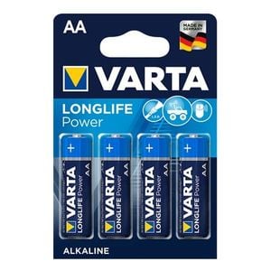 Set baterii alcaline Varta High Energy LR06 AA 4 bucati, BAT0237