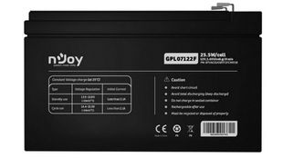 Baterie VRLA AGM, 12V, 7 Ah, pentru UPS-uri, Long life, Njoy, GPL07122F