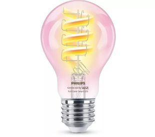 Bec inteligent Philips 8720169165779, RGB LED, A60, 470 lm, milioane culori, lumina alba ajustabila, control vocal, SpaceSense, dimabil, E27