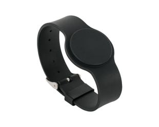 Bratara de proximitate din silicon cu catarama, negru, 125Khz, IDT-4009EM