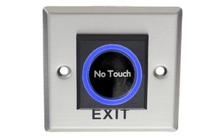 Buton de iesire fara atingere, senzor infrarosu, LED de stare, montaj incastrat, din aluminiu, Sebury NBT-006