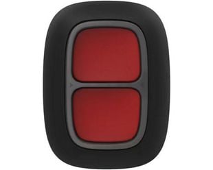 Buton de panica dublu wireless Ajax, 868 Mhz 1.3km, IP55, negru, AJAX DOUBLE BUTTON BL