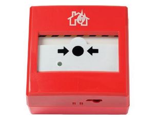 Buton manual de incendiu conventional interior Inim IC0020Y, resetabil, LED multicolor, 10-30V, 260-600 Ohm, EN54-11