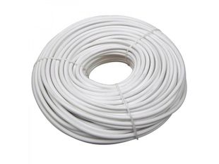 Cablu de alimentare flexibil cu fire de cupru, Myym 3x1,5 mm, alb, MYYM3X1.5-CU ALB