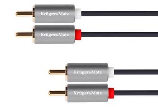 Cablu 2xRCA la 2xRCA, lungime 5m, KM1212