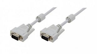Cablu VGA monitor si proiector LogiLink, HD15 tata-tata, 3m, 30AWG, CV0026