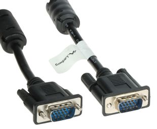 Cablu VGA pentru monitor, lungime cablu 15m, ecranare dubla, Lanberg VGA-15-WW/L