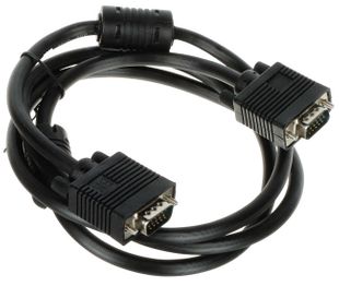 Cablu VGA pentru monitor, lungime 1.5m, conectori D-Sub tata-tata, VGA-1.5-WW/F