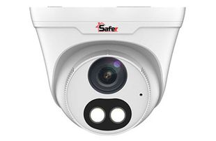 Camera de supraveghere IP Full Color, 4MP, 2.8 mm, LED si IR 30m, Microfon si difuzor, MicroSD, PoE, Safer SAF-IPCDM4MP30-LED28