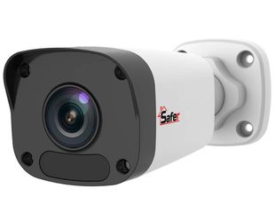 Camera IP de exterior, 8MP 4K, 2.8mm, IR 30m, Poe, Safer, SAF-IPCBM8MP30-28
