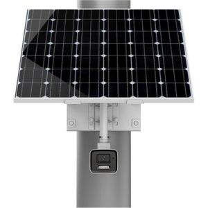 Camera supraveghere 4G cu panou solar si baterie Hikvision DS-2XS6A47G1-LS/C36S80, 4 MP, ColorVu, AcuSense, WDR 130 dB, LED alb 30m, slot microSD si eMMC 64GB, IP67