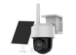 Camera cu SIM 4G si panou solar HiLook IPC-CFSP4/4G-SIM Cold Proof, 4MP, IR+LED 30m, baterie 10000mAh, Smart Tracking, audio bidirectional, alarma, IP66