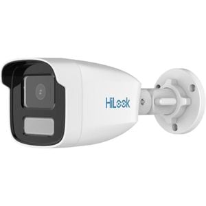 Camera supraveghere IP exterior Hikvision HiLook IPC-B449H C 4mm, ColorVu, 4MP, lentila 4mm, lumina alba 50m, PoE, IP67, H.265+, WDR 120dB, detectie miscare