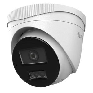 Camera supraveghere IP exterior Hikvision HiLook IPC-T240HA 2.8mm, 4 MP, 2.8mm, IR+LED alb 30m, detectie om/vehicul, microfon, WDR 120dB, PoE, IP67