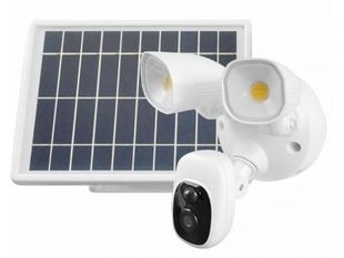 Camera wireless cu panou solar si iluminare led, 1000 lumeni, FULL HD, IP66, RH-FC1