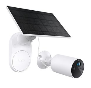 Camera wirless exterior TP-Link Tapo Kit-TC82, alimentata solar, 2K 3MP, viziune nocturna color, detectie persoane AI, IP65, slot microSD