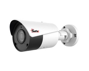 Camera bullet IP, 4 Megapixeli, Smart IR 20 M, lentila de 4mm, PoE, carcasa metal, SAFER SAF-IPCBP4MP20-4