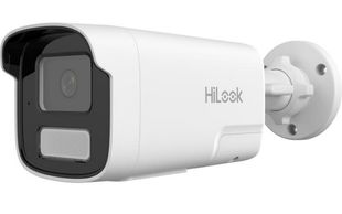 Camera supraveghere IP Hikvision HiLook IPC-B420HA-LUF/SL(4mm), 2MP FULL HD, Smart Hybrid Light 50m, Audio, PoE, IP67