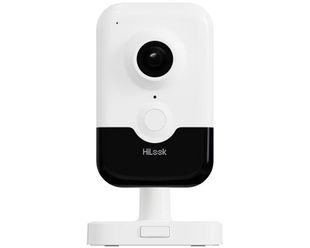 Camera supraveghere IP Wi-Fi Cube Hikvision HiLook IPC-C340HA-D/W(W), AcuSense, 4MP, IR 10m, Microfon, Difuzor, slot microSD