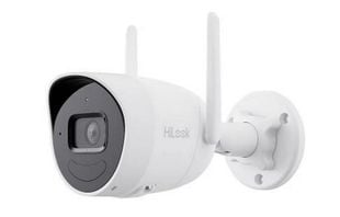 Camera supraveghere IP Wi-Fi Hikvision HiLook IPC-B140HA-D/W(W), 4 MP, IR 30m, EXIR 2.0, microfon si difuzor, slot card MicroSD, IP66
