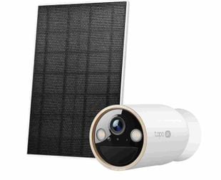 Camera supraveghere Wi-Fi cu panou solar Tapo C460 KIT, 8MP 4K, Starlight, zoom digital 18x, baterie, alarma, IP66