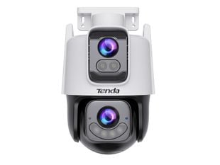 Camera wireless Dual-Lens Tenda CH9-WCA, 3MP + 3MP, IR si LED alb, Wi-Fi 6, Alarma, Rotire si inclinare, cu microSD