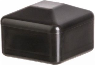 Capac negru, 40 x40, plastic, pentru sine fixare panouri fotovoltaice, CAPAC40x40-N