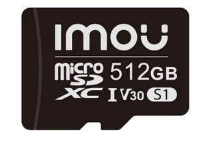 Card microSD 512GB, iMOU S1, V30, U3, C10, citire 98MB/s, scriere 78MB/s, 3D TLC NAND,  ST2-512-S1 MICROSD512-IMOU