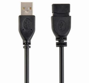Cablu prelungitor Gembird USB 2.0, CCP-USB2-AMAF-10, lungime 3m, negru