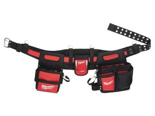Centura Milwaukee pentru electricieni, nylon balistic 1680D, captusita, cusaturi duble nituite, clips ruleta, maner integrat, 4932500307