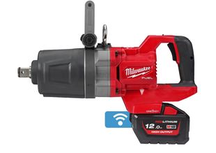 Cheie de impact M18 FUEL Milwaukee, cu acumulator si incarcator, maner-D, cuplu 2711Nm, inel de fixare, 4933472072