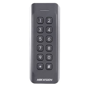 Cititor de proximitate RFID 125Khz cu tastatura integrata, IP65, Hikvision DS-K1802EK